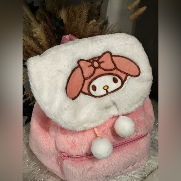 🎉Brand New🎉 My Melody Faux Fur Backpack - Picture 5 of 8